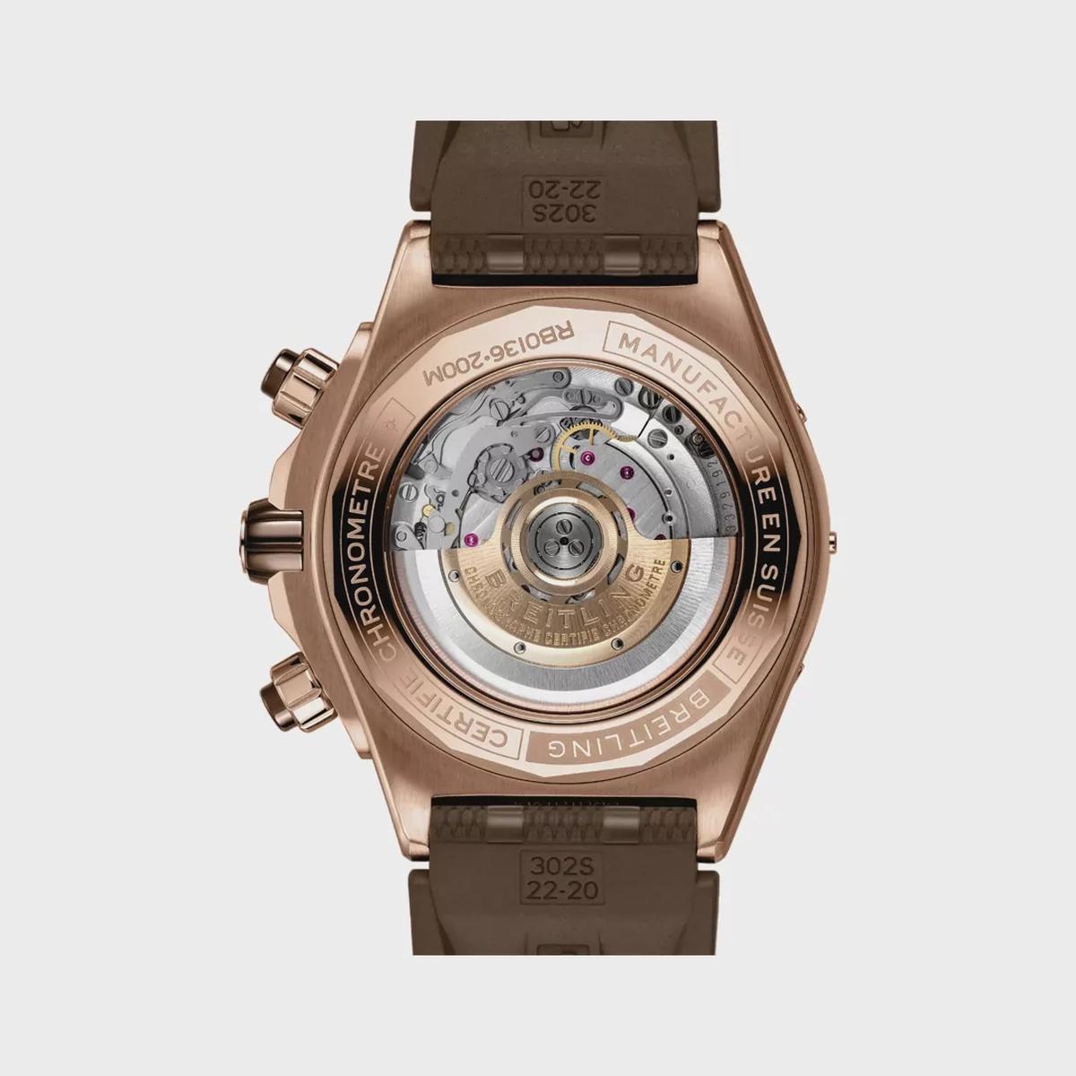Breitling Super Chronomat RB0136E31Q1S1 Automatic Red Gold 44mm Brown Dial Men’s Watch-1-portrait