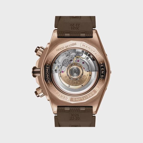 Breitling Super Chronomat RB0136E31Q1S1 Automatic Red Gold 44mm Brown Dial Men’s Watch