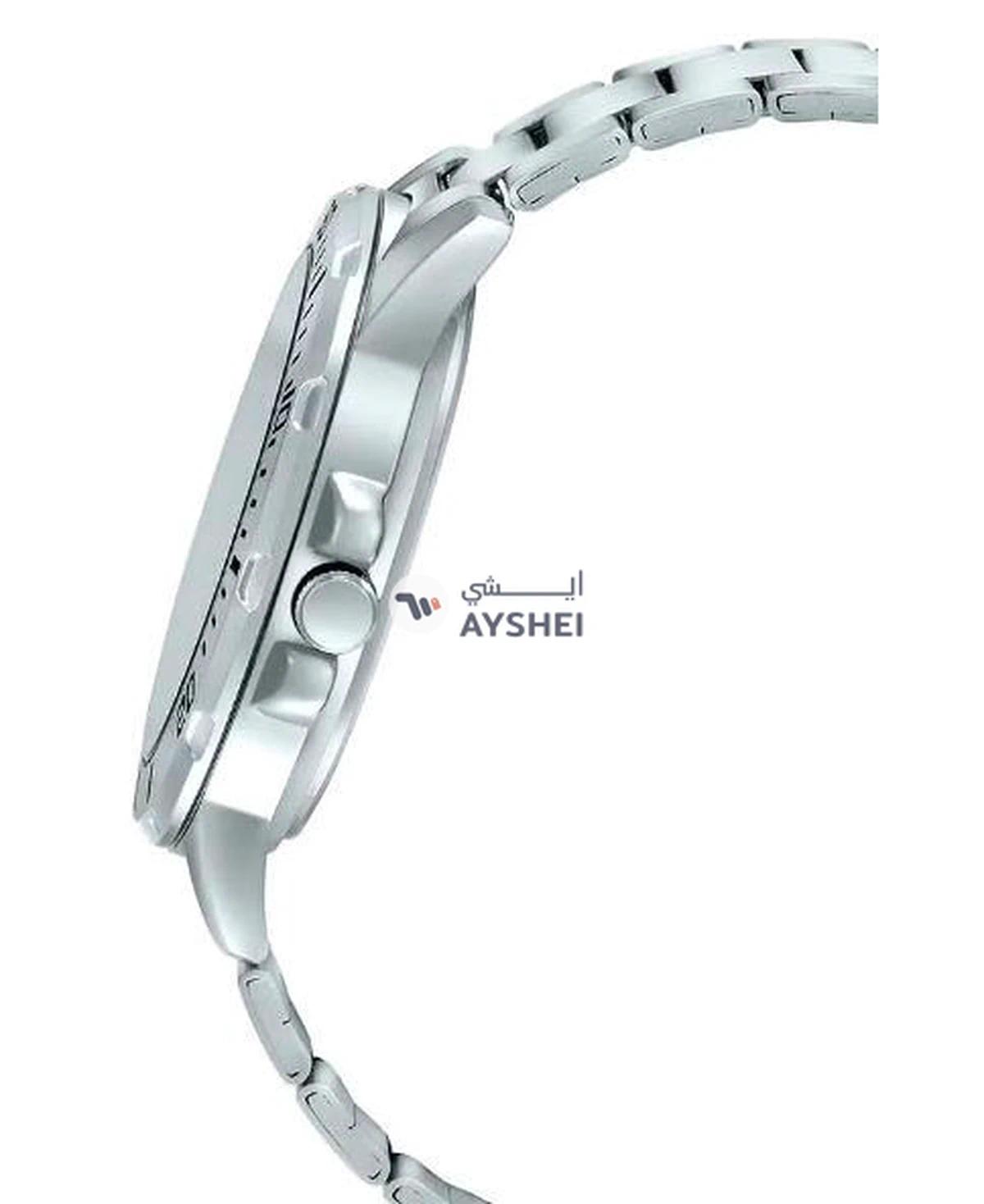 CASIO Men's Enticer Water Resistant Stainless Steel Analog Watch MTP-VD01D-2EVUDF - 45 mm - Silver-0-portrait