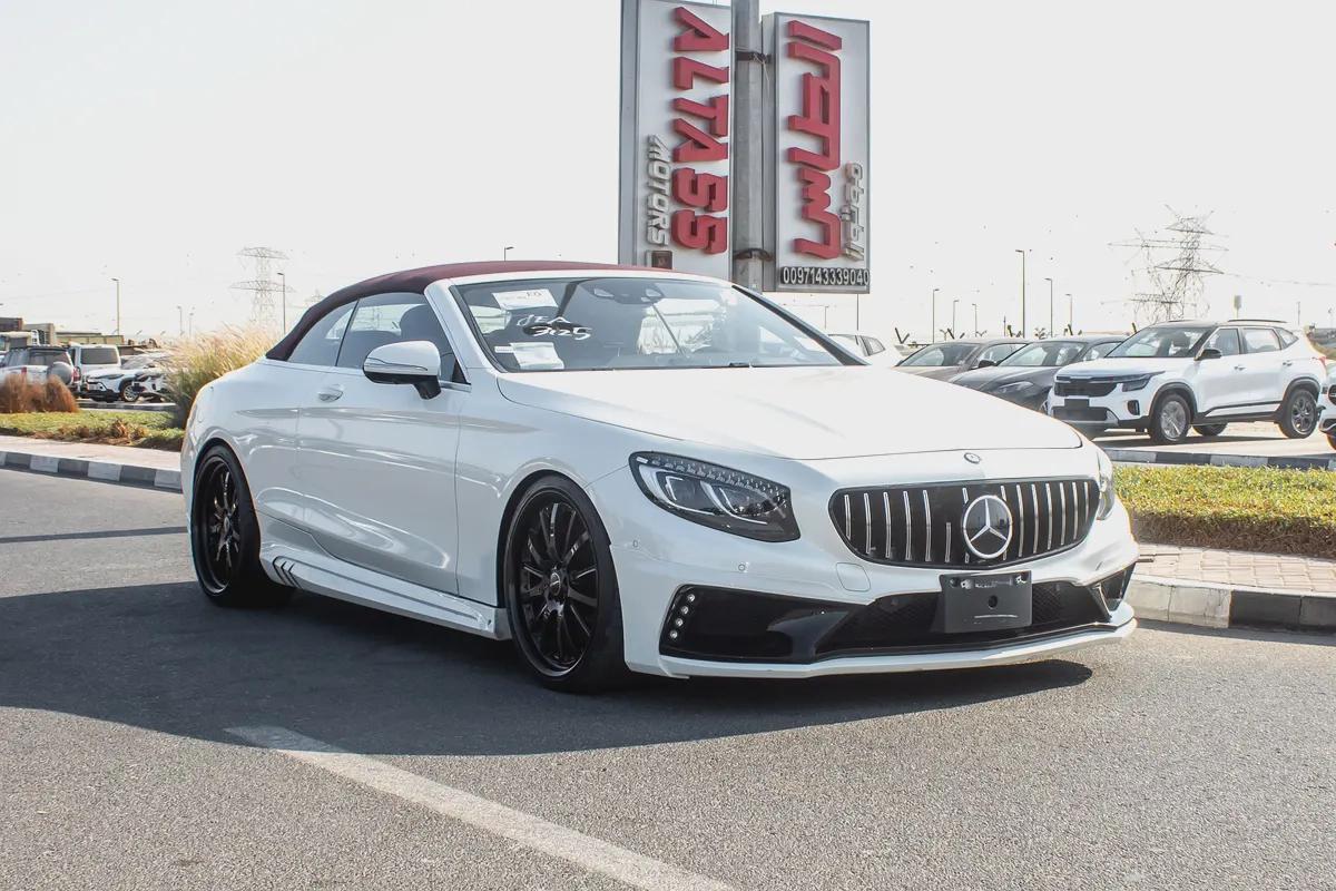 2017 - BENZ S550 CONVERTIBLE –IMMCAULATE CONDITION - | Only 35,000 KM | Full Option-0-0