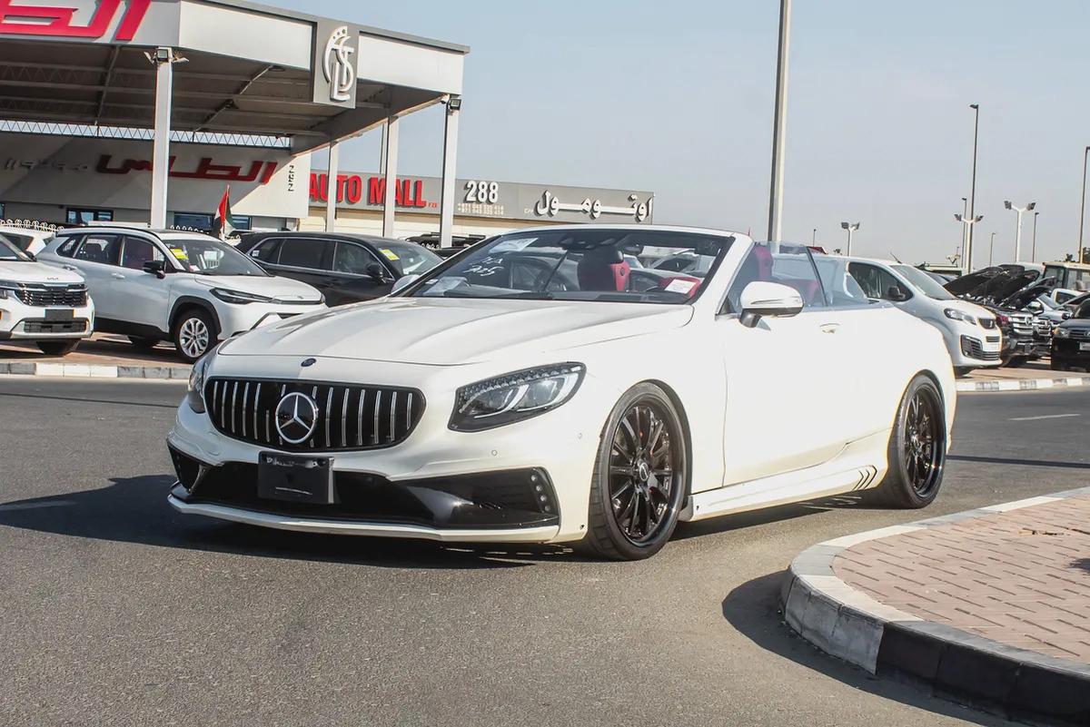 2017 - BENZ S550 CONVERTIBLE –IMMCAULATE CONDITION - | Only 35,000 KM | Full Option-2-2