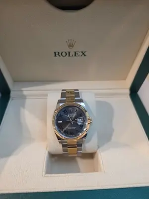 Rolex Datejust 36mm Wimbeldon Yellow Gold and Steel 126233 | 2023 | Like New | Original Box and Paper