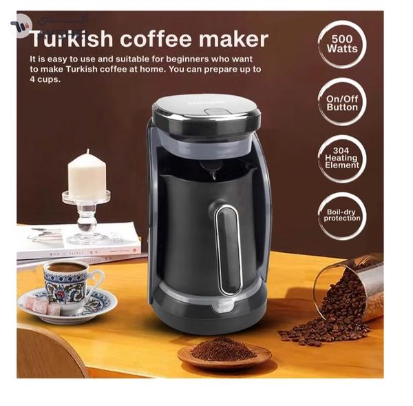 SONASHI Turkish Coffee Maker Up To 4 Cups Turkish Coffee Machine