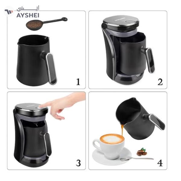 SONASHI Turkish Coffee Maker Up To 4 Cups Turkish Coffee Machine