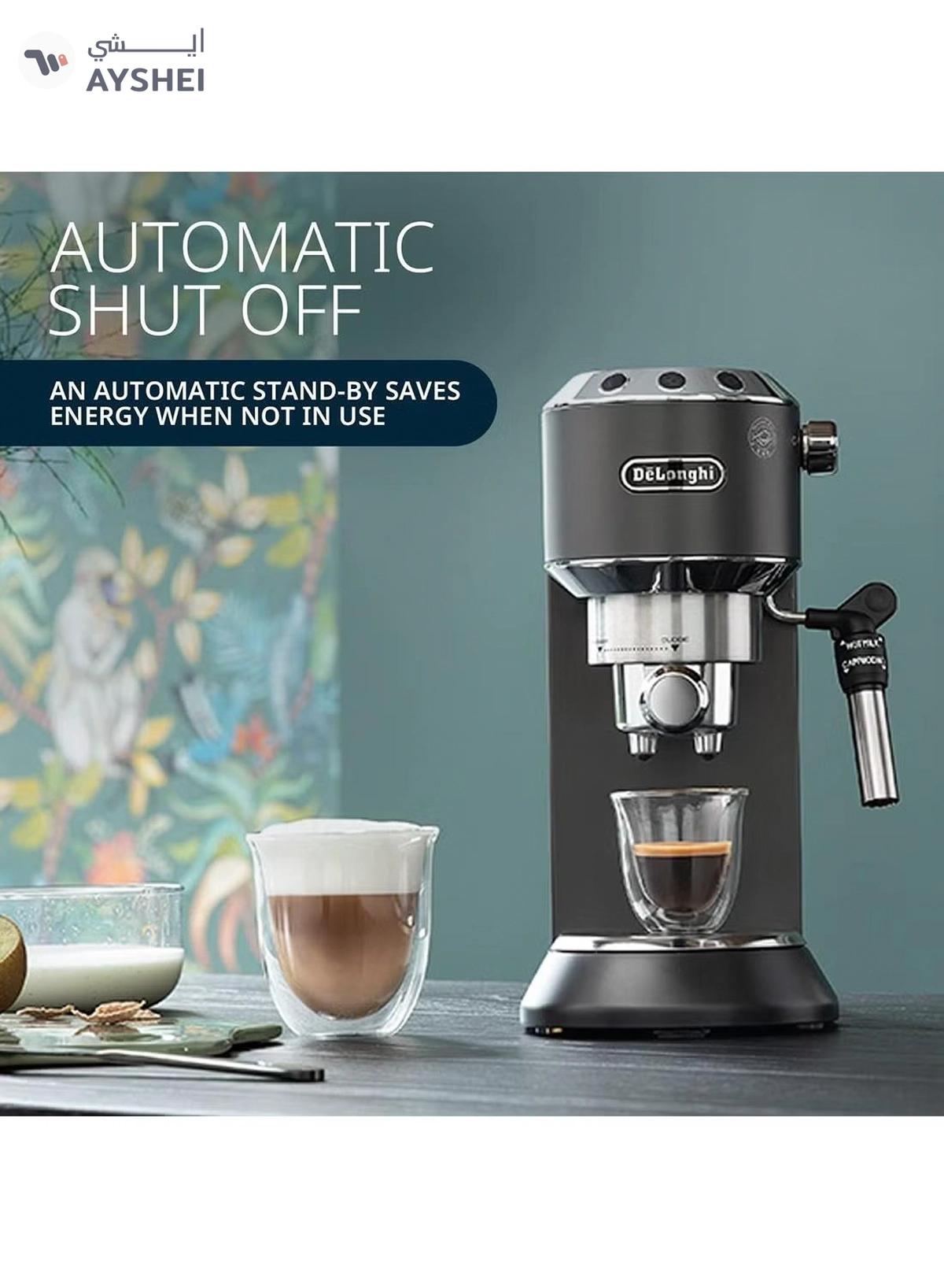 De'Longhi Dedica Pump Espresso Manual Coffee Machine -3-3