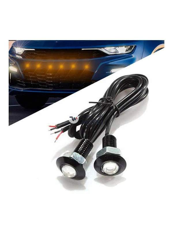 Generic 8-Piece 18mm Eagle Eye LED Bulb DRL Light Set