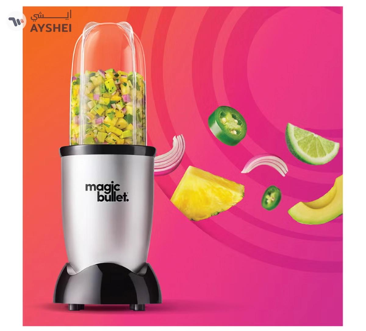 Magic Bullet 9-Piece High-Speed Blender/Mixer System 532 ml 400 W MB4-1012 Silver/Clear/Black-5-5