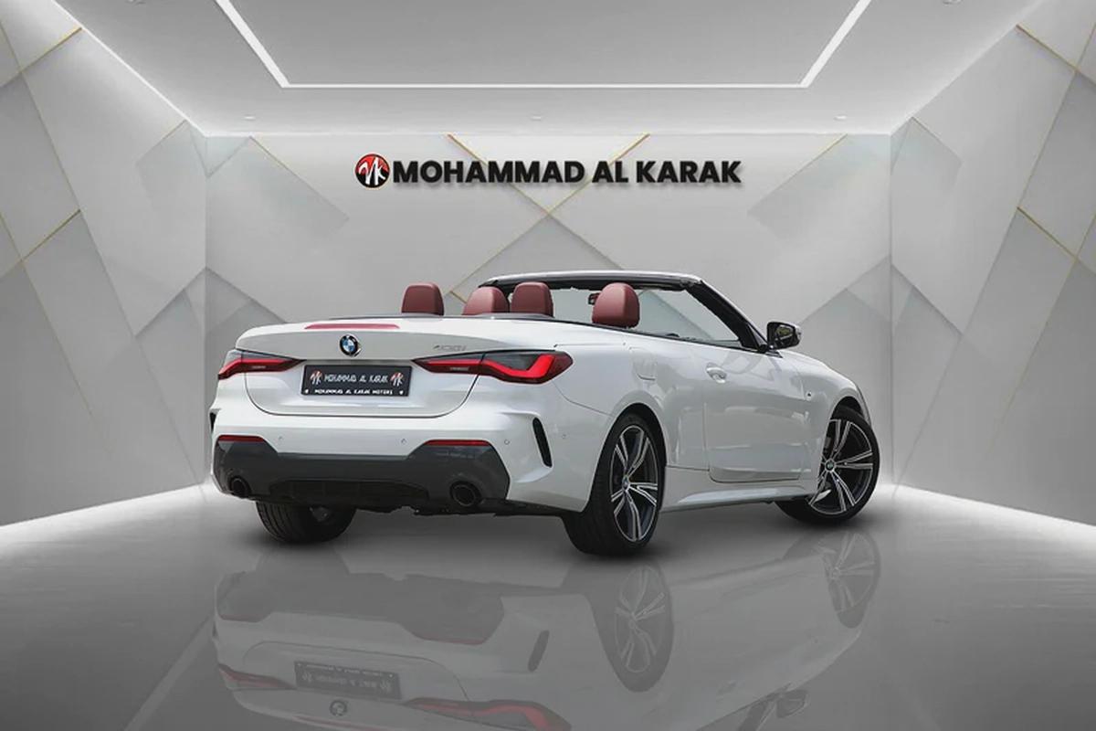 BMW 420I CONVERTIBLE 2022 - GCC - FULLY LOADED- ORIGINAL PAINT-5-5