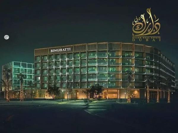 Furnished Studio | Binghatti Hillcrest | Pool & City Views