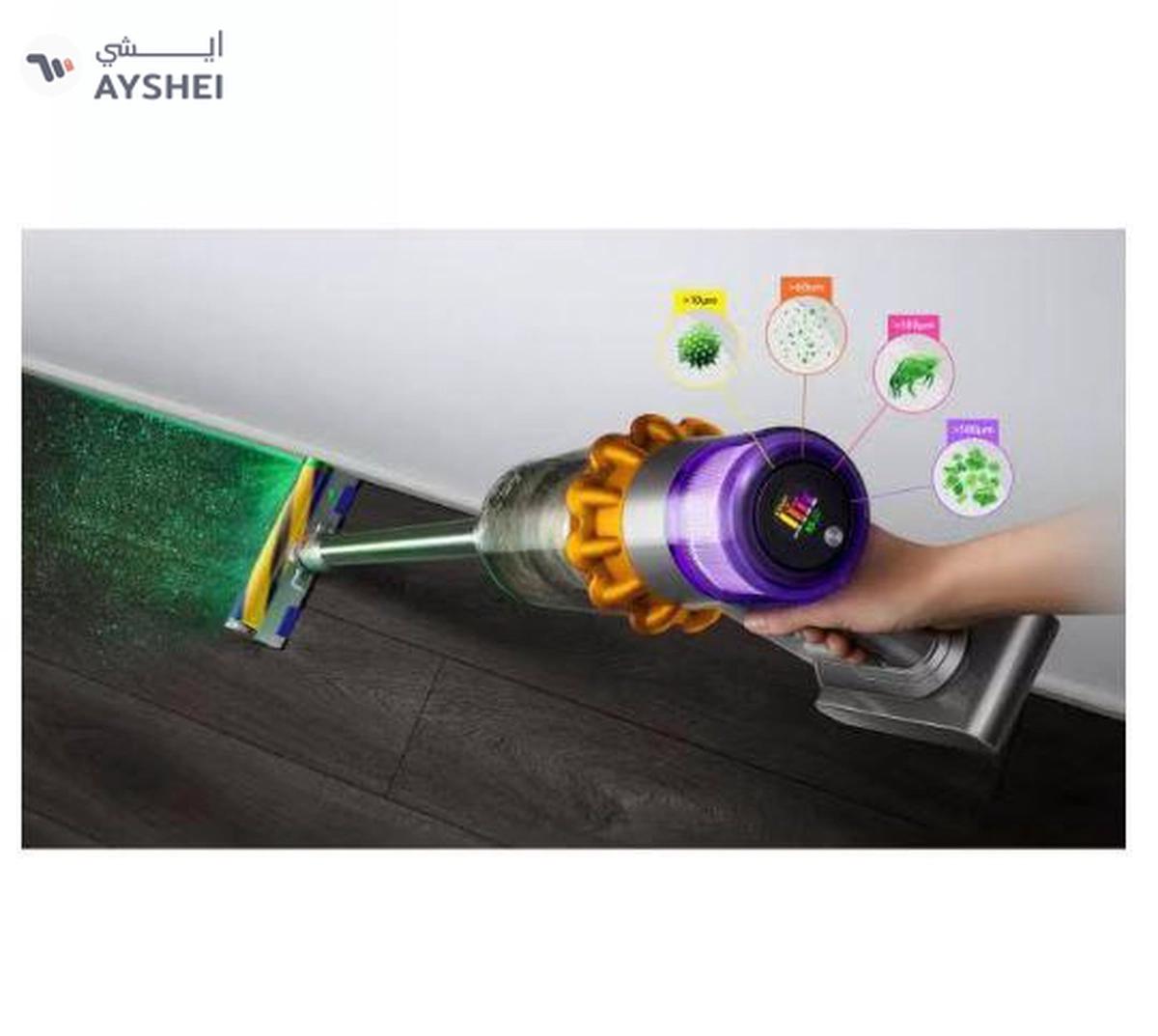 Dyson V15 Detect Absolute Cordless Vacuum 0.77 L 660 W V15 Yellow/Iron/Nickel-1-1