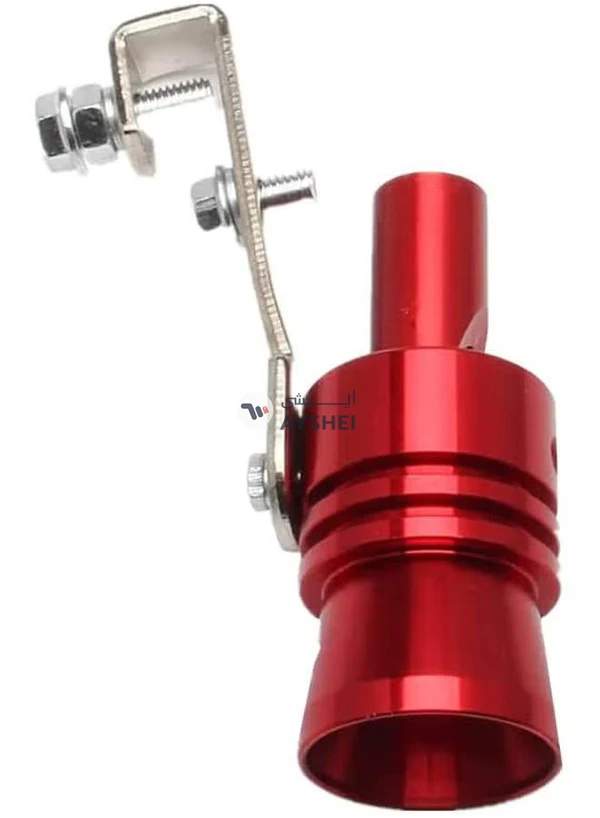 Generic Turbo Sound Whistle,Universal Aluminum Car Turbo Sound Whistle Exhaust Tailpipe Whistle Loud Sounder Blow Off Valve Bov Xl (Red)