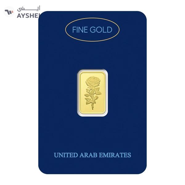 Dubai Gold 2.5 Grams Pure 999.9 Fine Gold Bar
