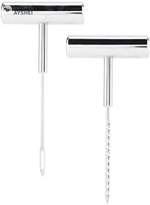 ABBASALI 2Pcs Tire Repair Tool Kit, Universal Tire Repair Kit Emergency Tool Tire Accessories