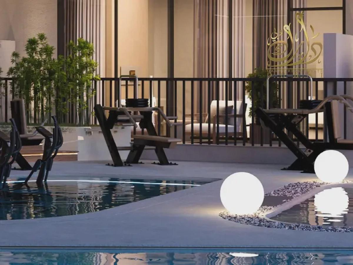 Furnished 1BR Apartment | Greenfield by Samana | Pool & Courtyard View-2-2