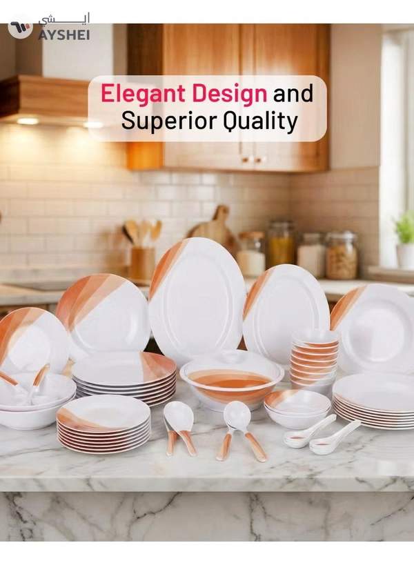 Delcasa 54 pcs Melamine Ware Dinner Set DC2107