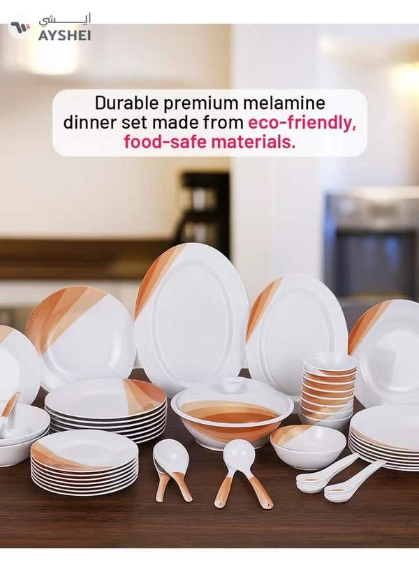 Delcasa 54 pcs Melamine Ware Dinner Set DC2107
