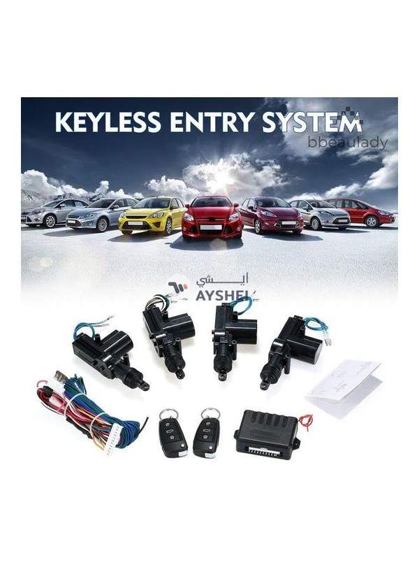Generic Car Auto Remote 4 Door Bracket Keyless Entry System