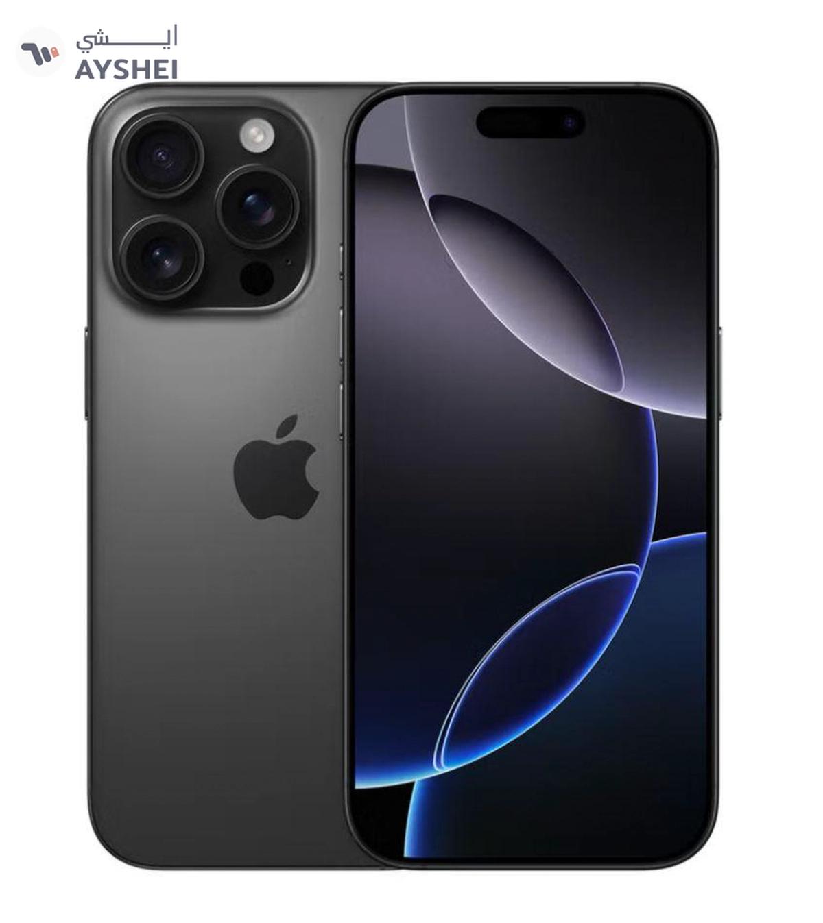 Apple iPhone 16 Pro 128GB Black Titanium 5G With FaceTime - Middle East Version-0-portrait