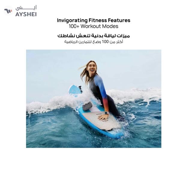 HUAWEIWatch FIT4 Smart Watch, 1.82” Display, 100+ Sports modes, Fitness and Sleep Tracker, Heart Rate Monitor, Emotional Wellbeing Assistant, up to 10-Day Battery Life, iOS & Android Grey