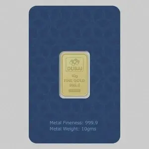 Dubai Gold 10 Grams Pure 999.9 Fine Gold Bar
