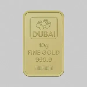 Dubai Gold 10 Grams Pure 999.9 Fine Gold Bar