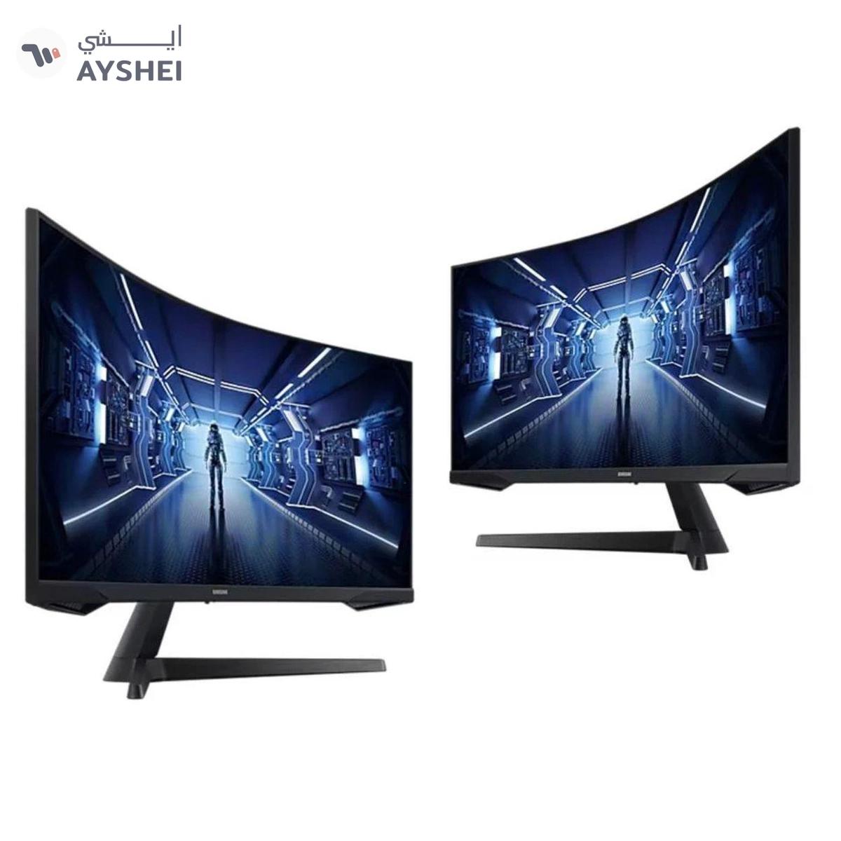 Renewed Samsung 34’’ G55T Odyssey G5 Ultra WQHD 165Hz Curved Gaming Monitor-1-1