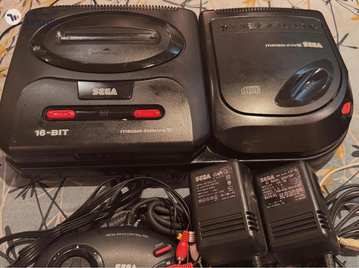 Sega Mega Drive 2 + Mega-CD 2 Console Pal Europe-0-landscape
