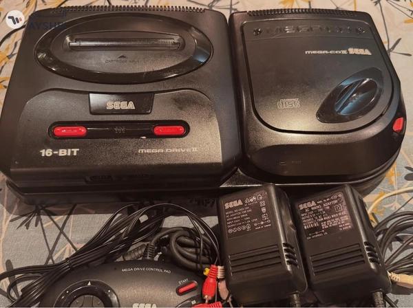 Sega Mega Drive 2 + Mega-CD 2 Console Pal Europe