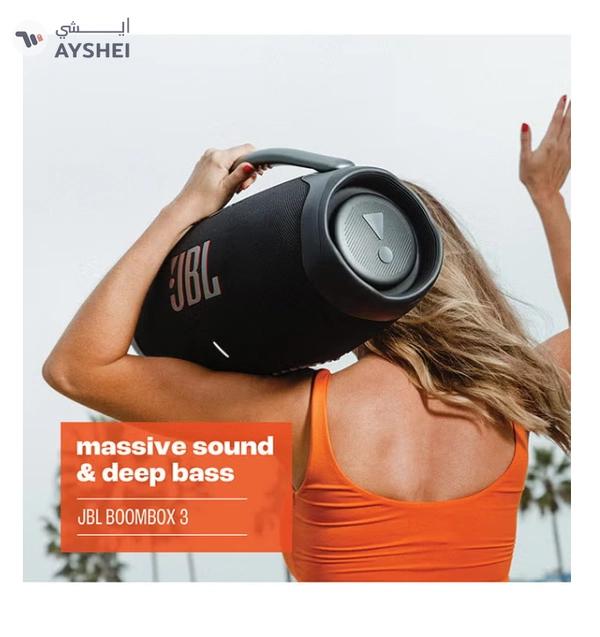 JBL Boombox 3 Portable Speaker With Massive Signature Pro Sound Black