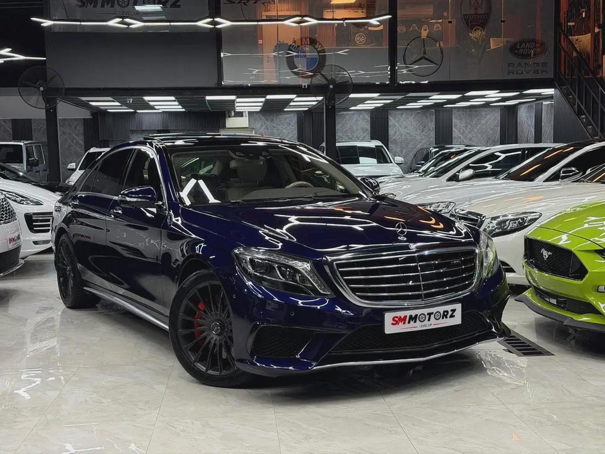 Mercedes Benz S 63 AMG 4matic | 5 Button | Agency Service History | GCC Specs-0-0