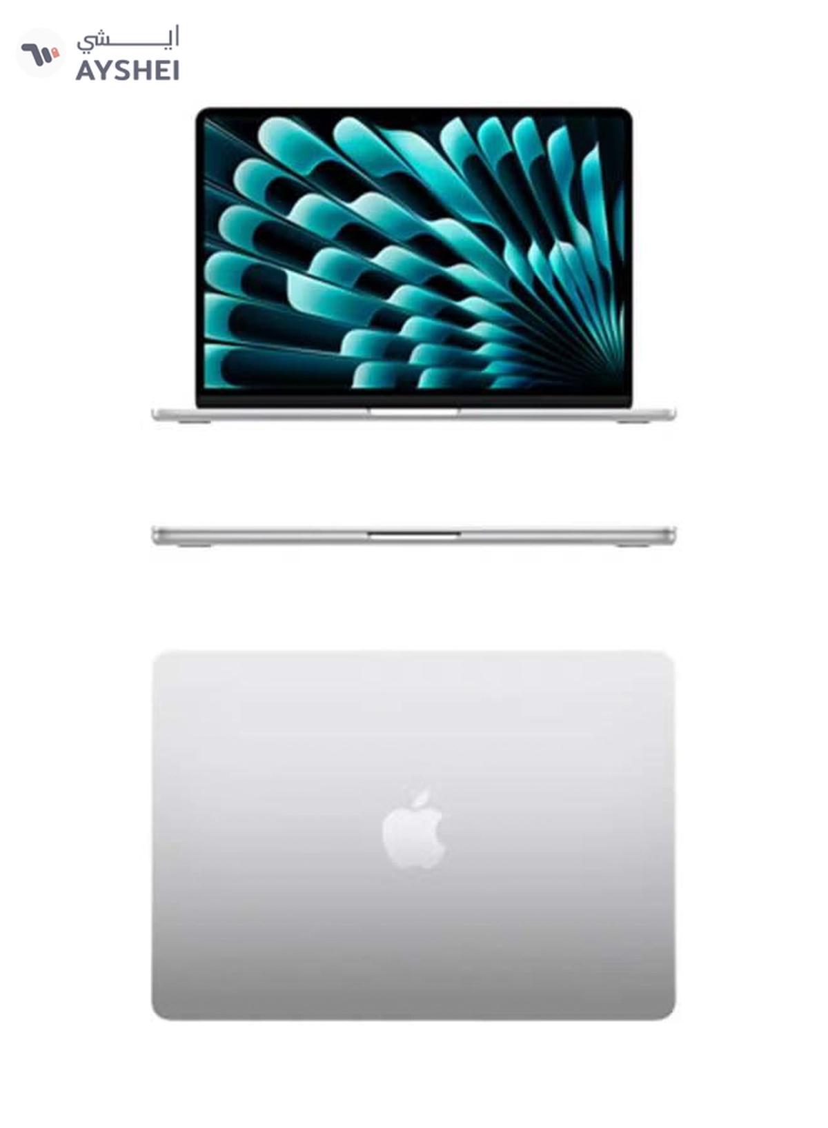 Apple New 2025 MacBook Air MW0W3 13-Inch Display, Apple M4 Chip 10-Core CPU 8-Core GPU Processor/16GB RAM/256GB SSD/macOS English/Arabic Silver-6-6