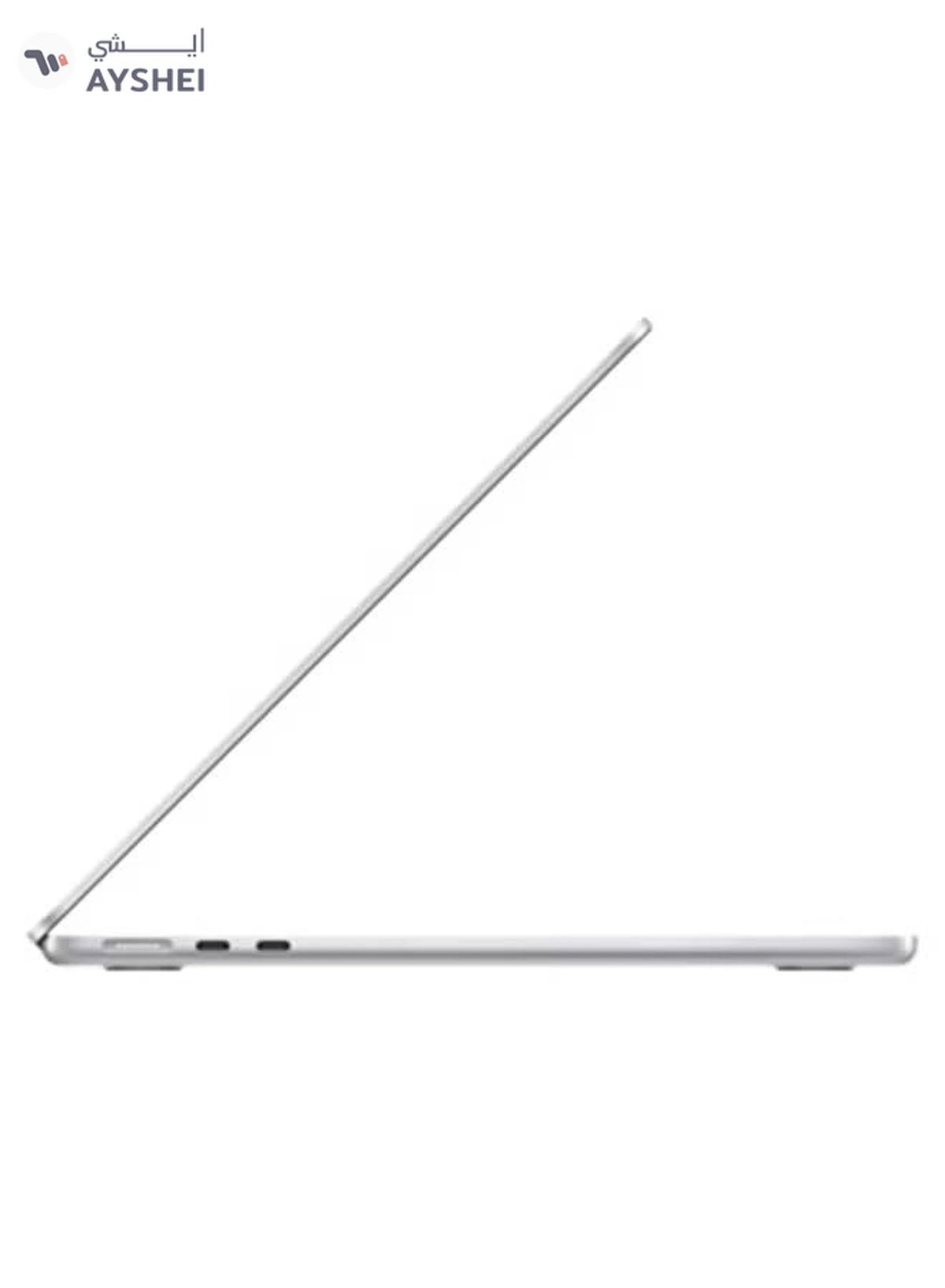 Apple New 2025 MacBook Air MW0W3 13-Inch Display, Apple M4 Chip 10-Core CPU 8-Core GPU Processor/16GB RAM/256GB SSD/macOS English/Arabic Silver-2-2