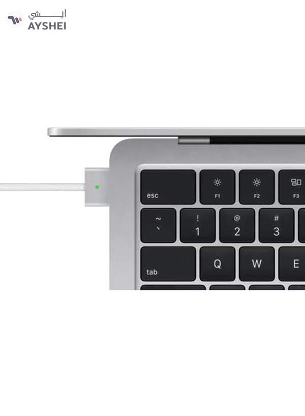 Apple New 2025 MacBook Air MW0W3 13-Inch Display, Apple M4 Chip 10-Core CPU 8-Core GPU Processor/16GB RAM/256GB SSD/macOS English/Arabic Silver