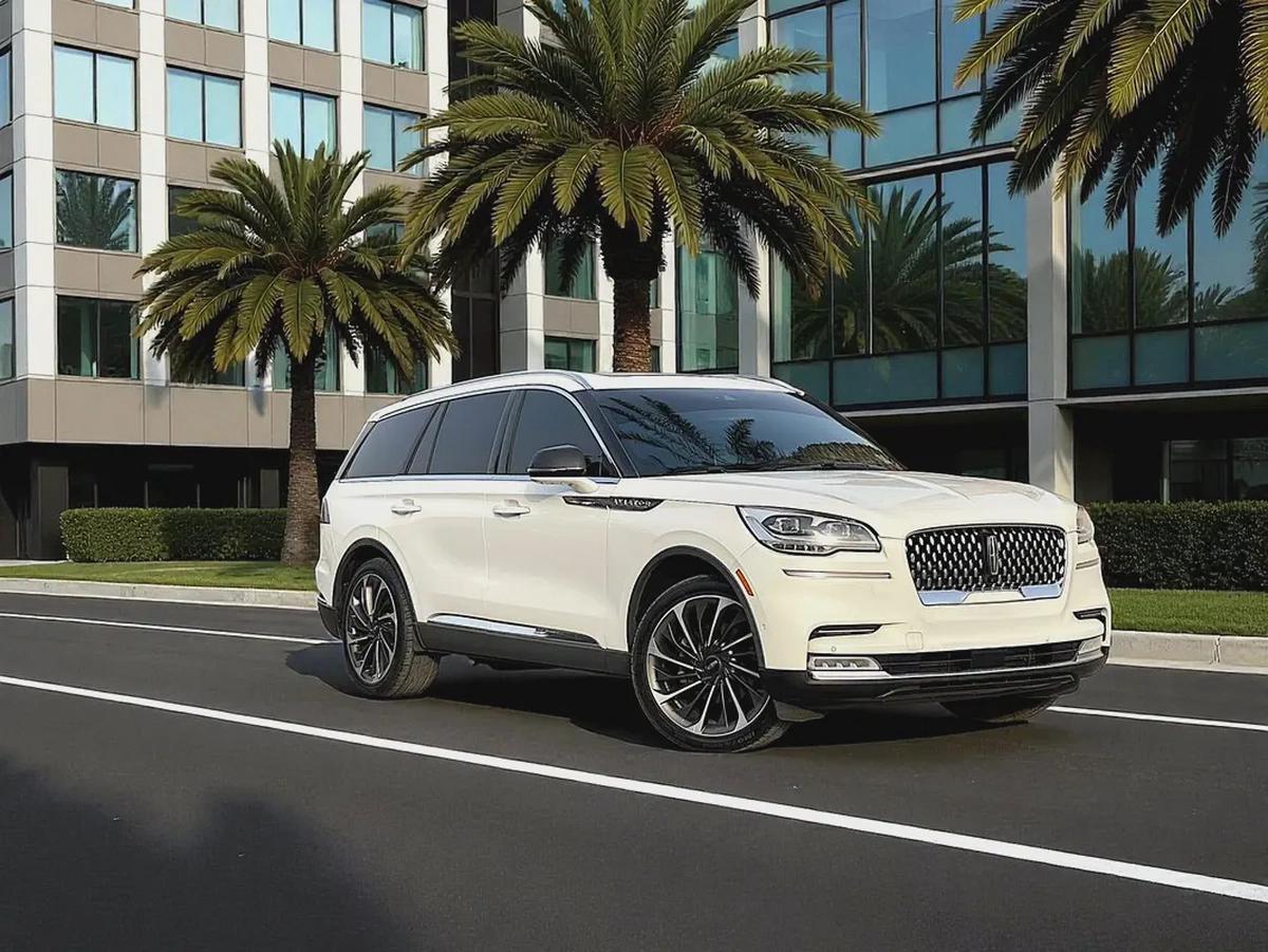 AED 1139 P.M | Lincoln Aviator Luxury 2020 - American Specs - GCC Resale | vip 6seats-1-1