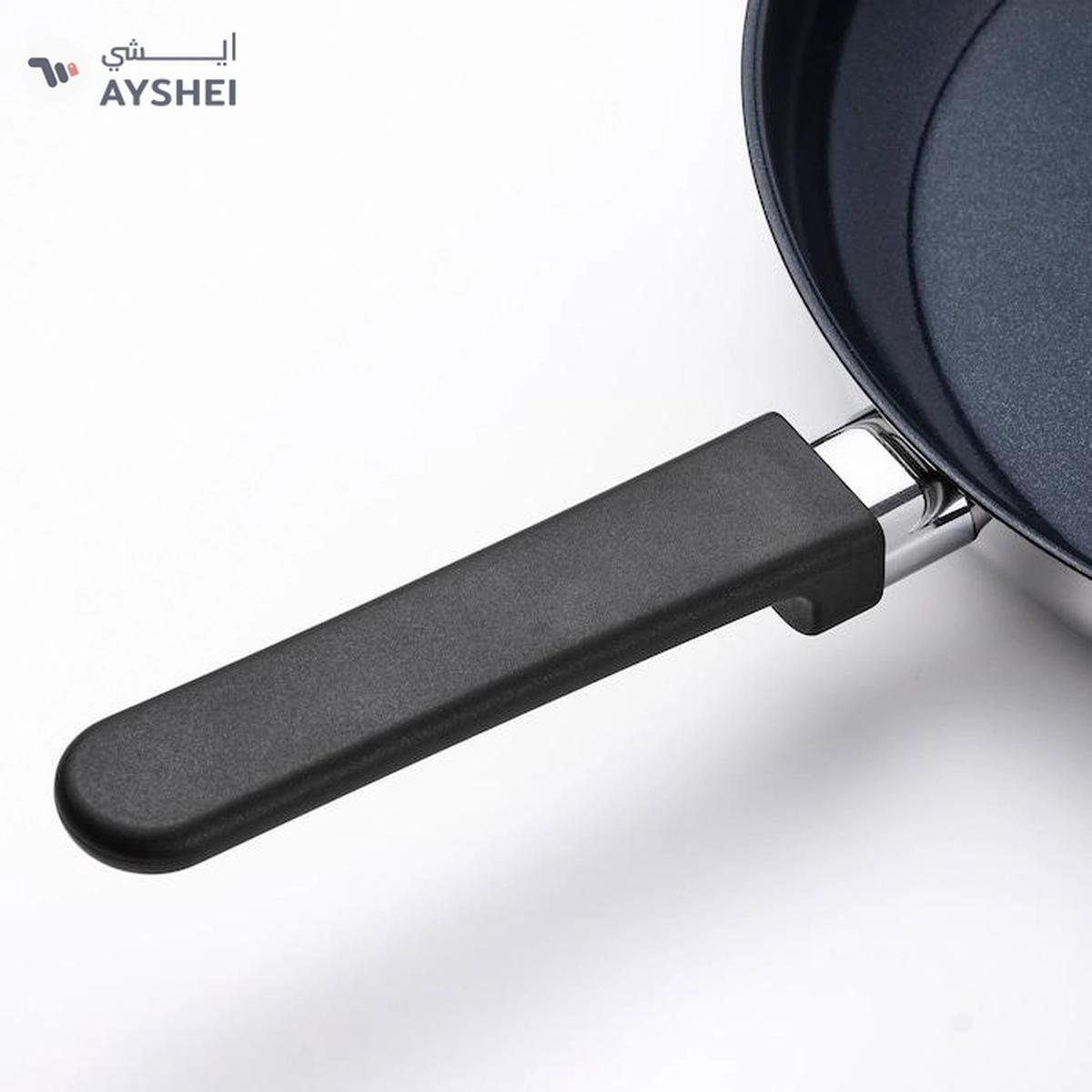 IKEA MIDDAGSMAT Frying Pan, Non-Stick Coating/Stainless Steel, 32 cm-0-portrait