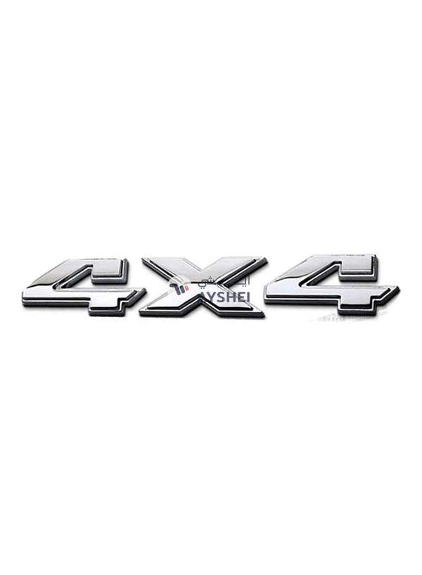 Generic Metal+Aluminum 3D 4X4 Displacement Car Stickers Logo Emblem Badge Truck Auto Motor Car Styling Sticker Decal