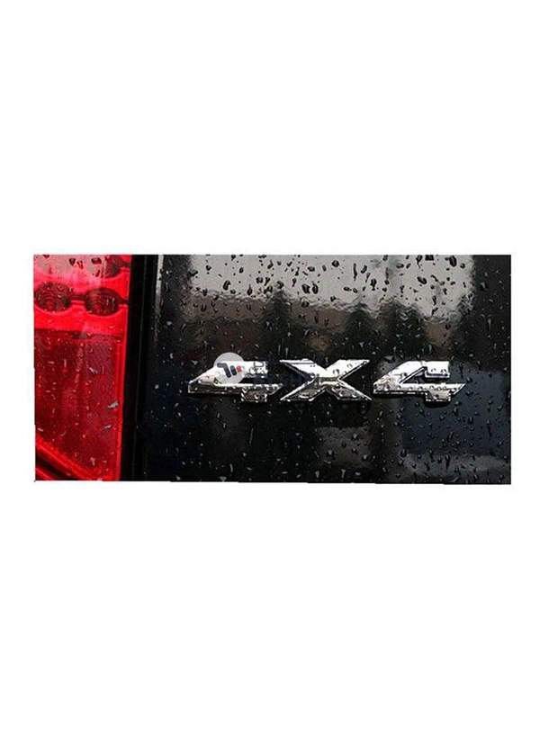 Generic Metal+Aluminum 3D 4X4 Displacement Car Stickers Logo Emblem Badge Truck Auto Motor Car Styling Sticker Decal