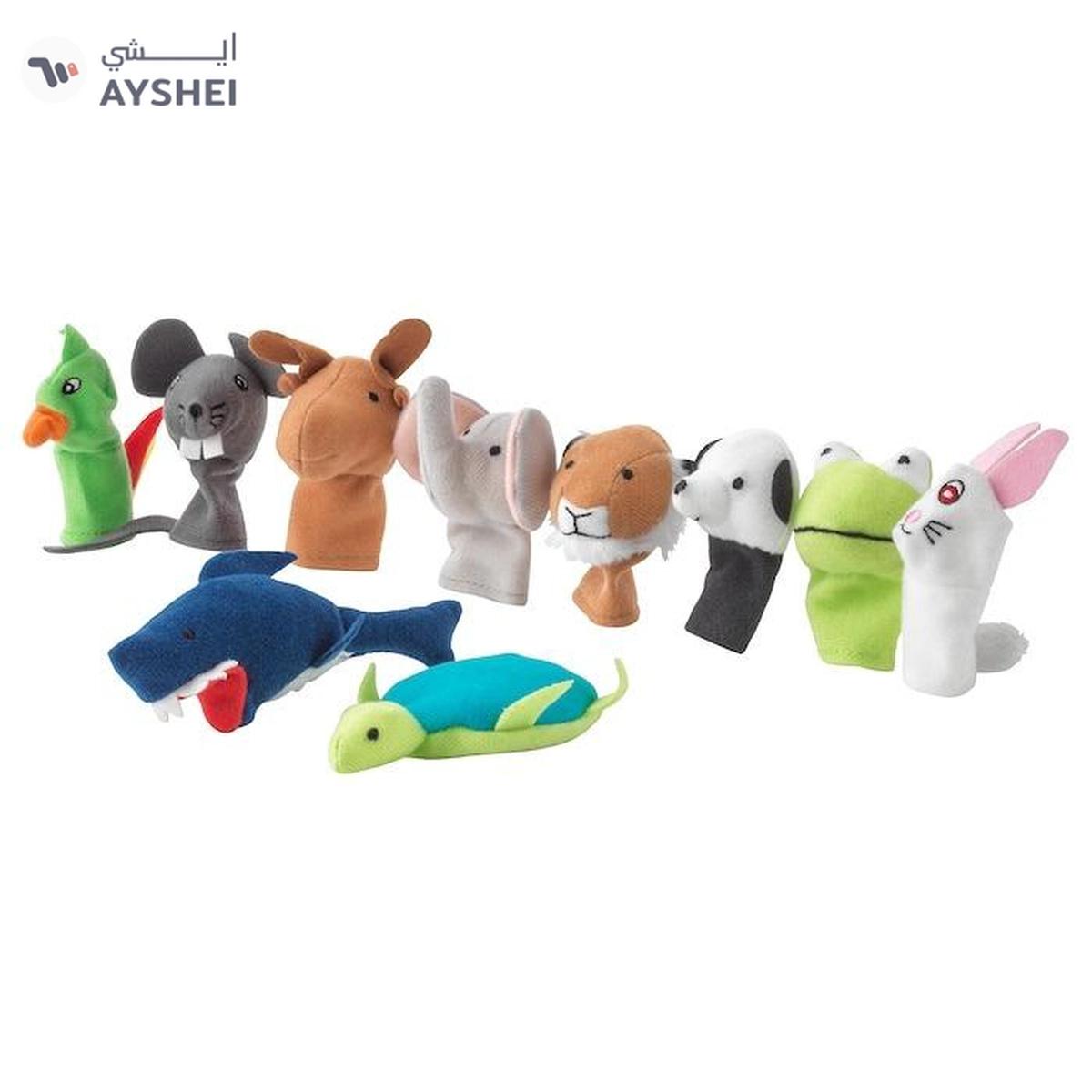 IKEA TITTA DJUR Finger Puppet, Mixed Colours-0-portrait