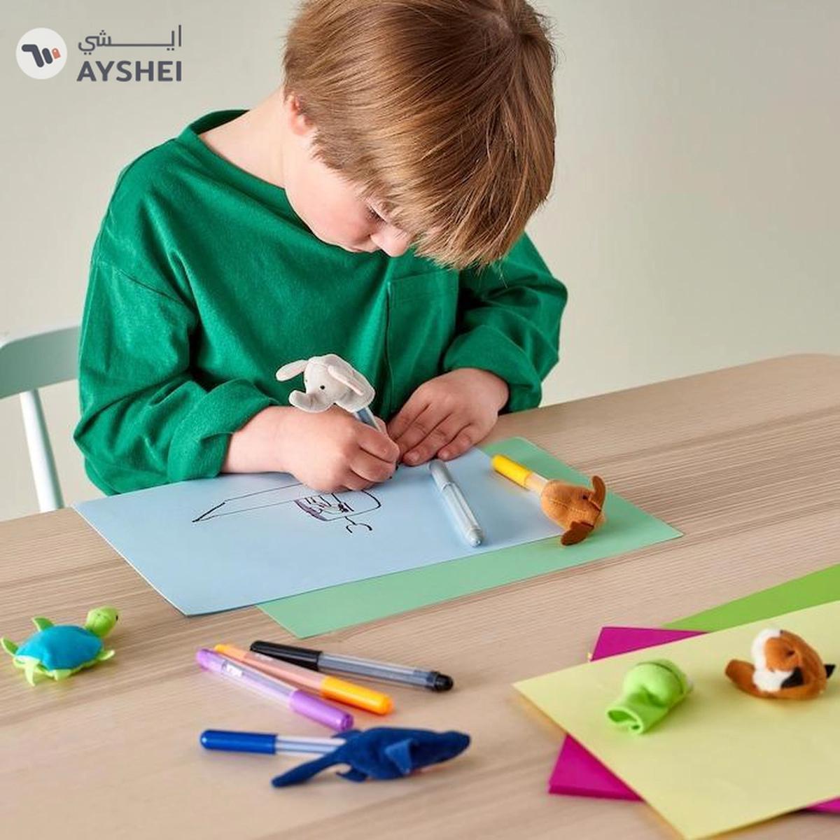 IKEA TITTA DJUR Finger Puppet, Mixed Colours-1-portrait