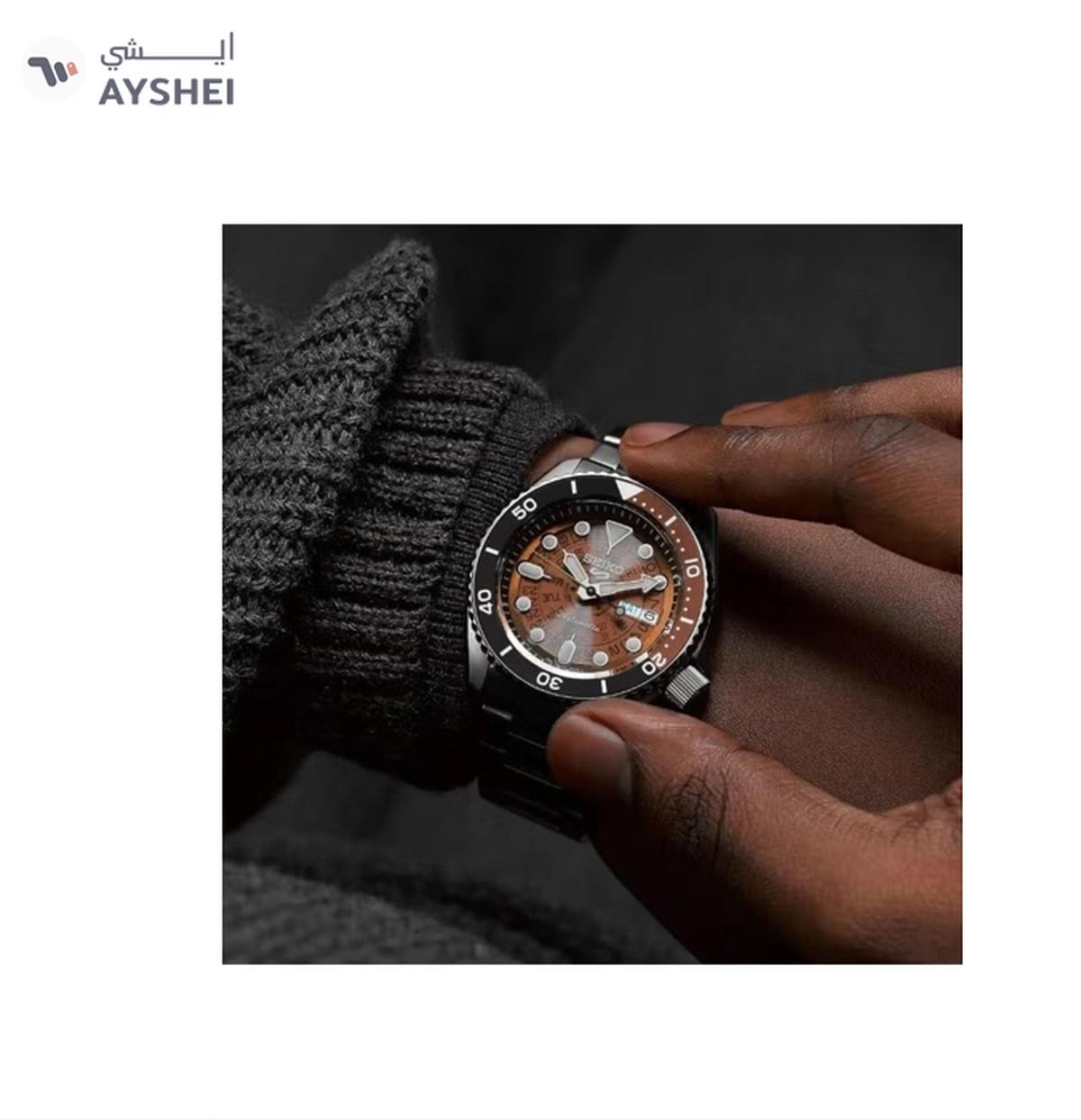 Seiko 5 Sports SKX ‘Skeleton Style’ Brown Dial SRPJ47K1-1-portrait