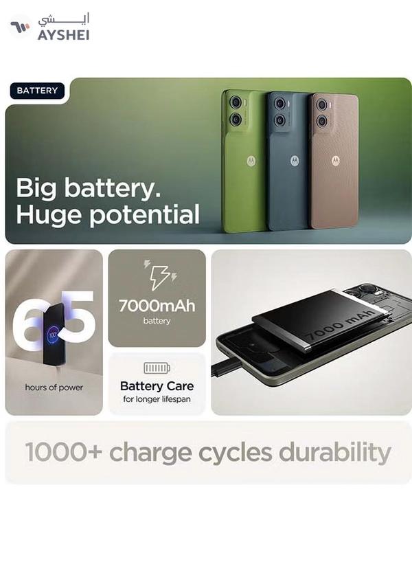 Motorola G06 Power 4G Dual SIM PANTONE Laurel Oak 4GB RAM 256GB