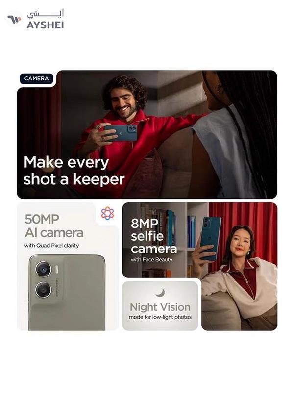 Motorola G06 Power 4G Dual SIM PANTONE Laurel Oak 4GB RAM 256GB