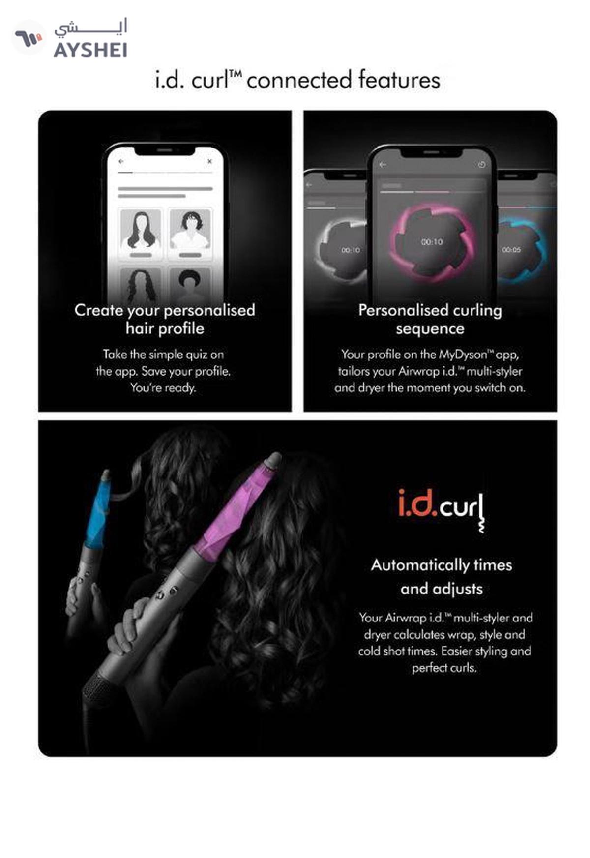 Dyson Airwrap I.D Multi-Styler And Dryer Straight With Wavy Ceramic Patina/Topaz 01 Ceramic -7-7