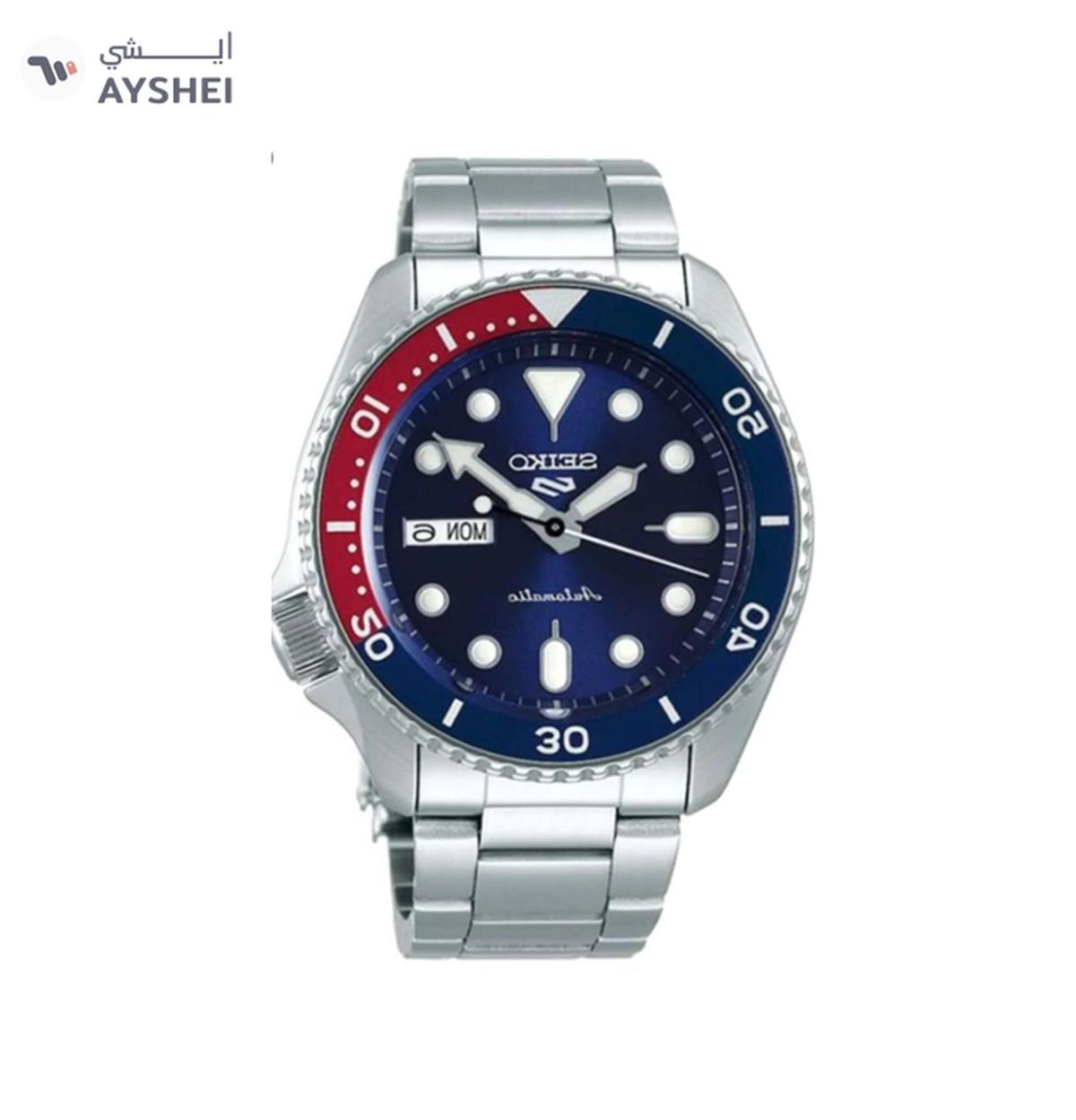 Seiko Men's 5 Sports Water Resistant Stainless Steel Analog Watch SRPD53K1-0-portrait