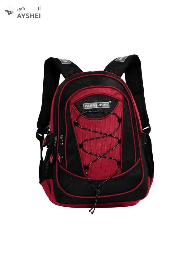 PARAJOHN Classic Students School Backpack Red