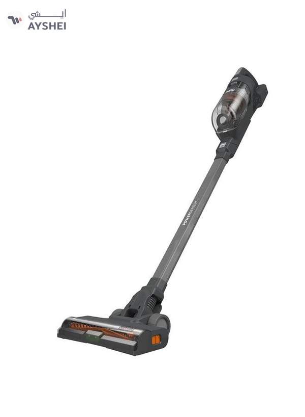 BLACK+DECKER Cordless Stick Vacuum Cleaner With 2-In-1 Function And Litium Ion Power Series Battery Charge Indicator 500 ml 150 W BHFEA520J-GB Grey/Orange