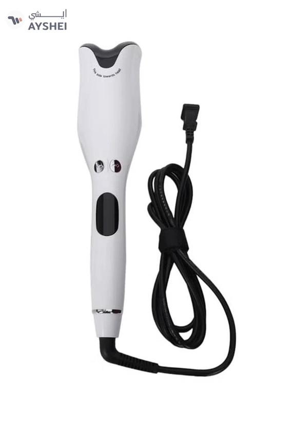 Spin Rose Shape Automatic Hair Curler Wand White