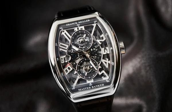 Franck Muller Master Banker Skelton 45mm Steel Case with Leather | Condition: New | Year of production 2026 | Original box | Original papers
