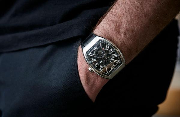 Franck Muller Master Banker Skelton 45mm Steel Case with Leather | Condition: New | Year of production 2026 | Original box | Original papers