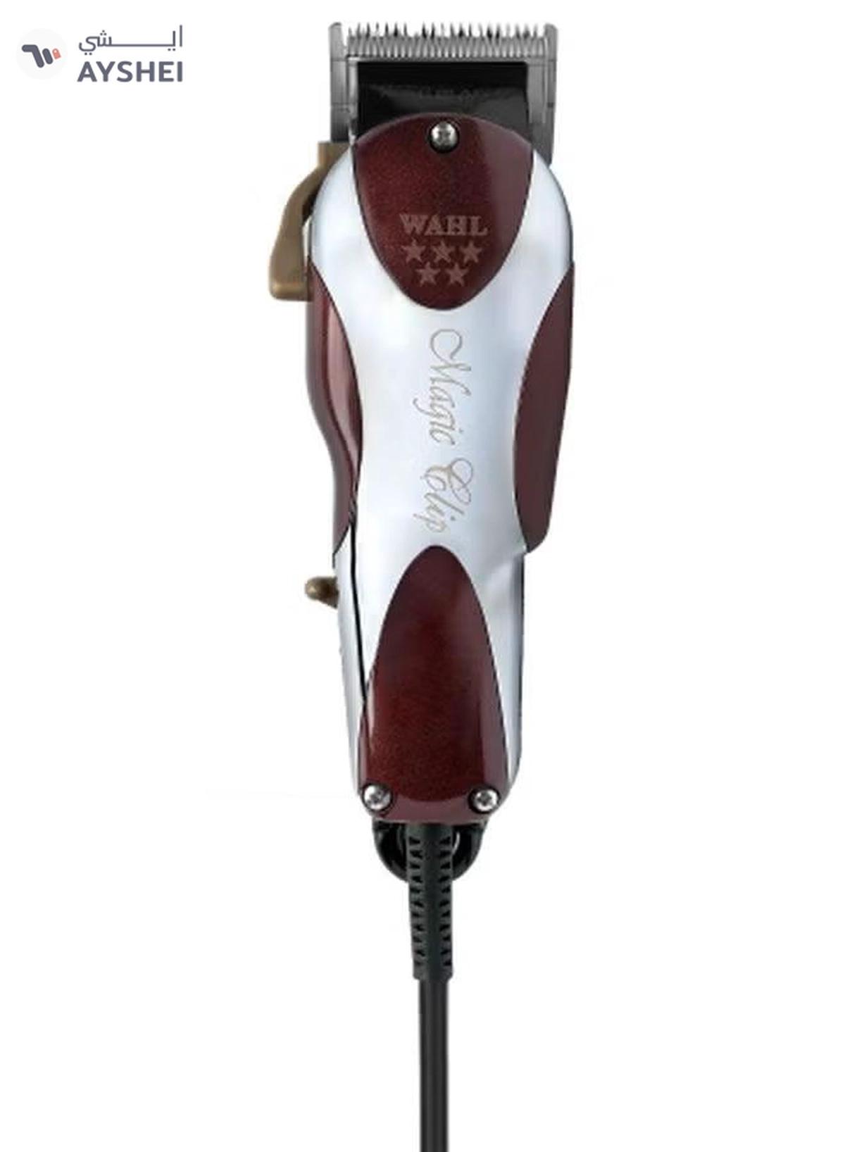 WAHL 5-Star Magic Clip Trimmer Kit Red/White/Silver 20.3x7x7.6cm-1-1